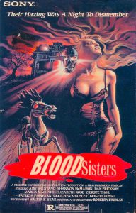 Poster and VHS box for Blood Sisters (1987) by #RobertaFindlay