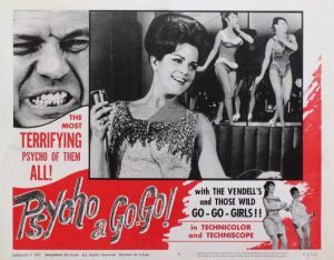 Lobby card for Psycho a Go Go (1965)