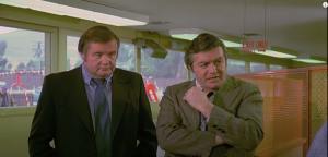 The two cops in Drive in Massacre (1976)