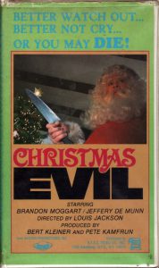VHS box for Christmas Evil (1980)