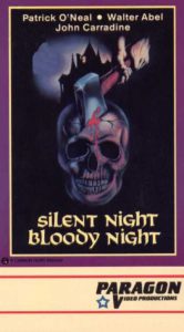 VHS box for Silent Night, Bloody Night (1972)
